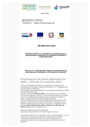 Newsletter Dicembre 2023 bis